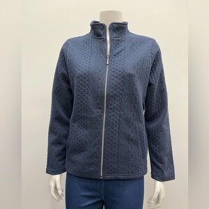 Women's Navy Quilted Jacket